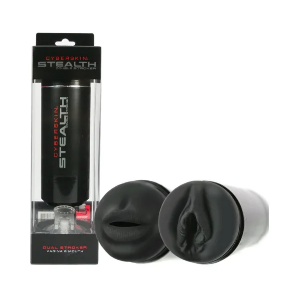 Cyberskin Stealth Dual Stroker Mouth&ass — image 4 of 16