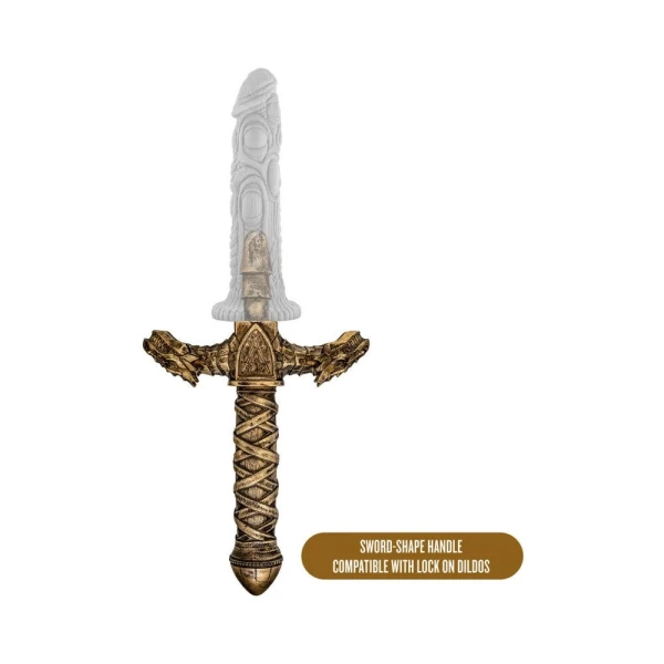The Realm - Drago - Lock On Dragon Sword Handle - Bronze