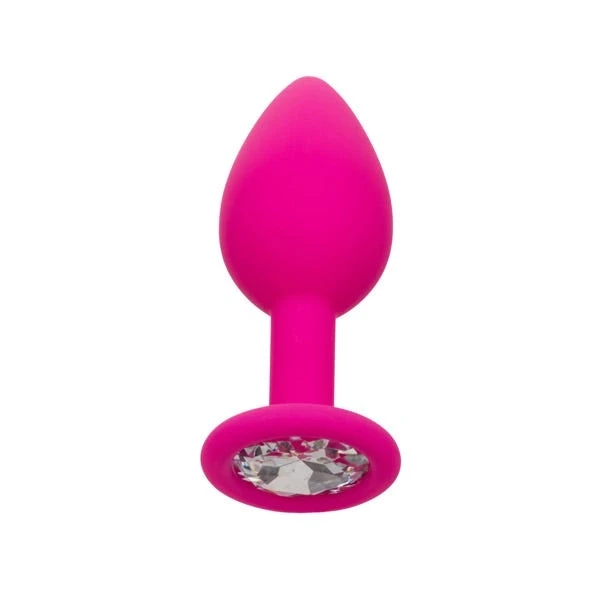 Cheeky Rechargeable Vibrating Gem Detailed Butt Plug Set