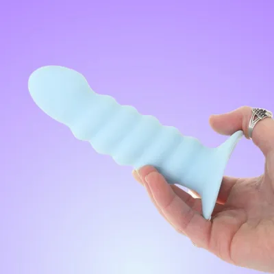 Maia 39 Paris 39 6 quot Silicone Ribbed Dong Suction Base Dildo