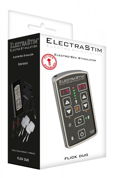 ElectraStim EM80-E Flick Duo Dual Channel Rechargeable Electro Sex Kit