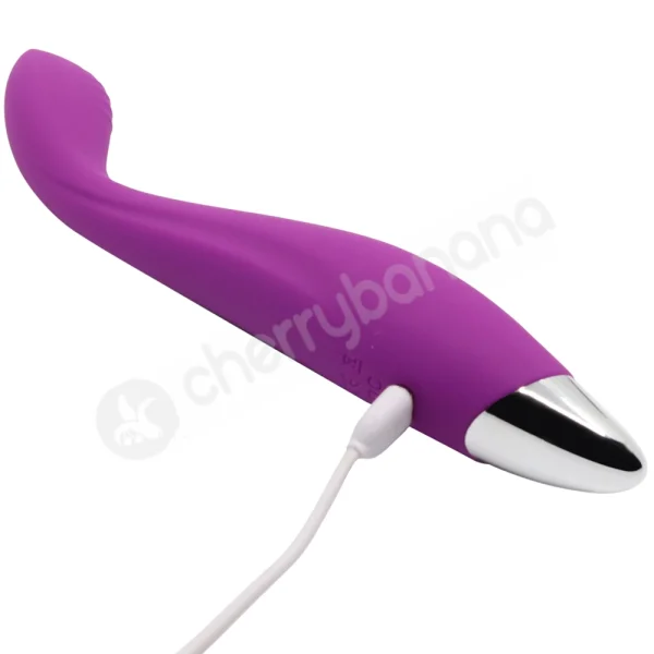 Cherry Banana 10 Speed Purple Flexi G-spot Vibrator