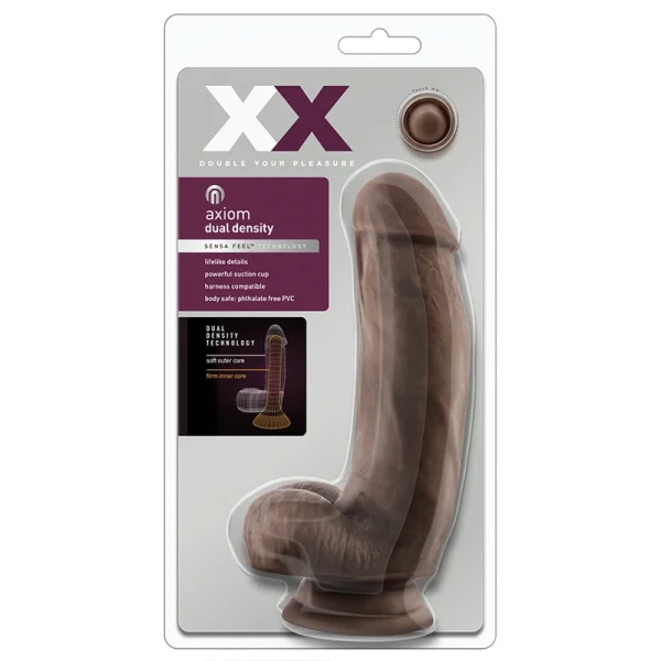XX Axiom 7" Dildo in Chocolate