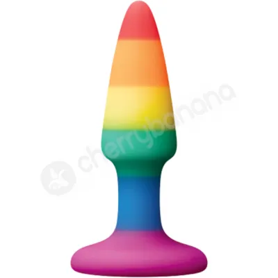 Colours Rainbow Pride Edition 2 7 Pleasure Mini Silicone Butt Plug