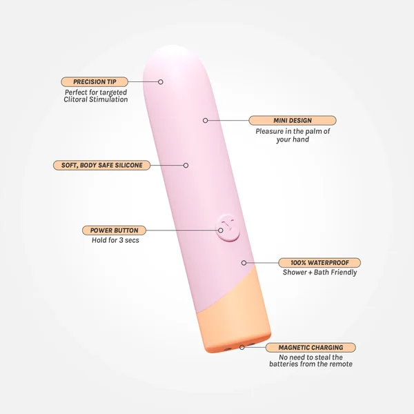 Vush Peachy Rechargeable Silicone Bullet Massager — image 20 of 23