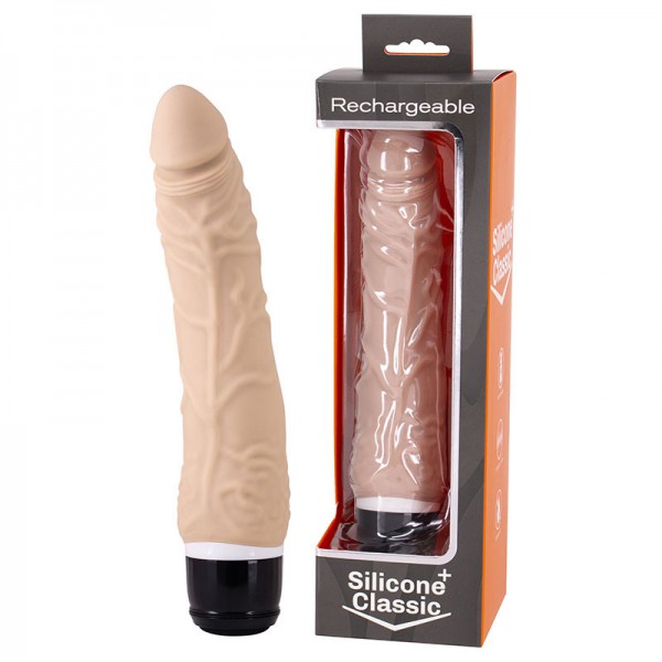 Silicone Classic Vibrating Cock