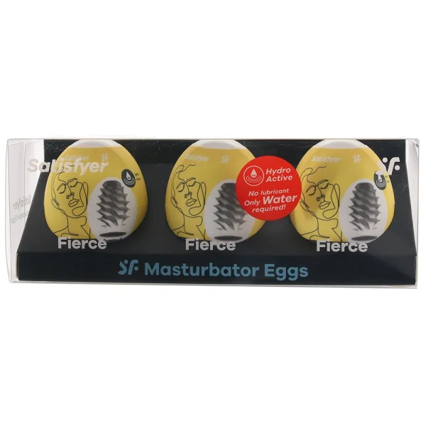Satisfyer Fierce Masturbator Egg Triple Set