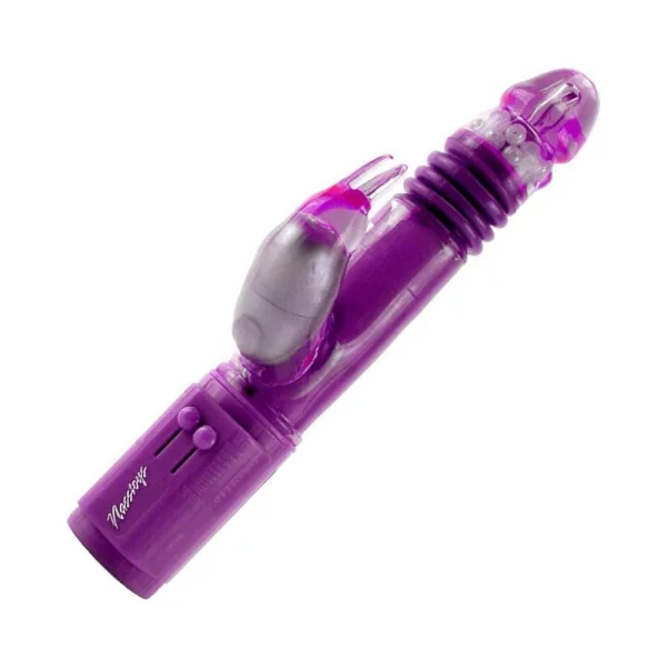 Deep Stroker Rabbit Vibe With Clit Stimulator - Purple — image 5 of 6
