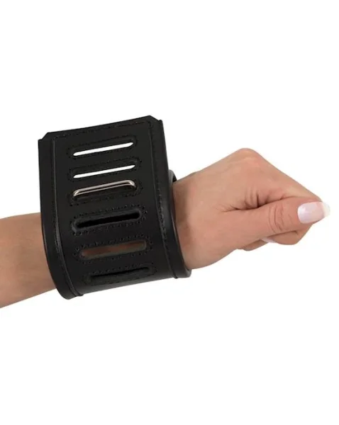 Leather Wrist Restraints - Black