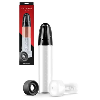 nsnovelties Enlarge Titan Penis Pump with Cock Ring Masturbator Sleeve