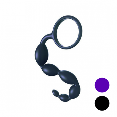 QUAKE Non Vibrating Silicone Anal Chain Beads by VeDO