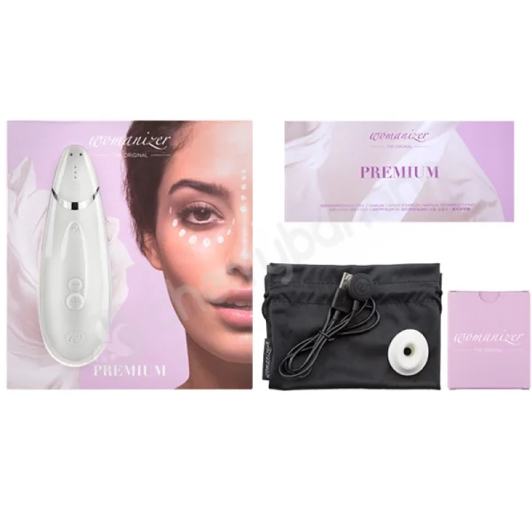 Womanizer Premium White Clitoral Suction Stimulator