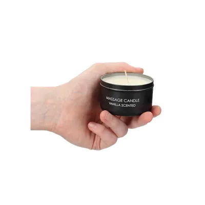 Massage Candle Set Pheromone Vanilla And Rose Scented Black