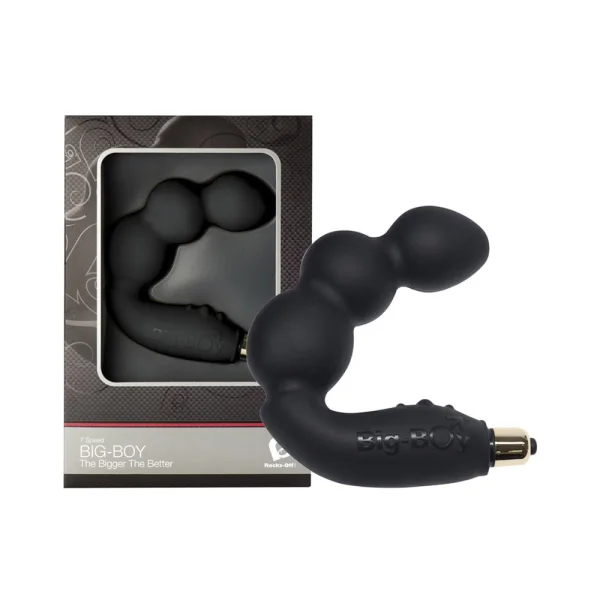 Rocks-off Big-Boy 7 Function P Spot Vibe - Black — image 5 of 5