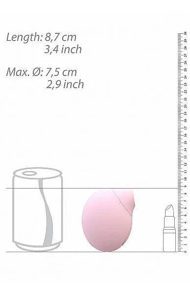 Irresistible Seductive Pink Clitoral Stimulator Air Wave