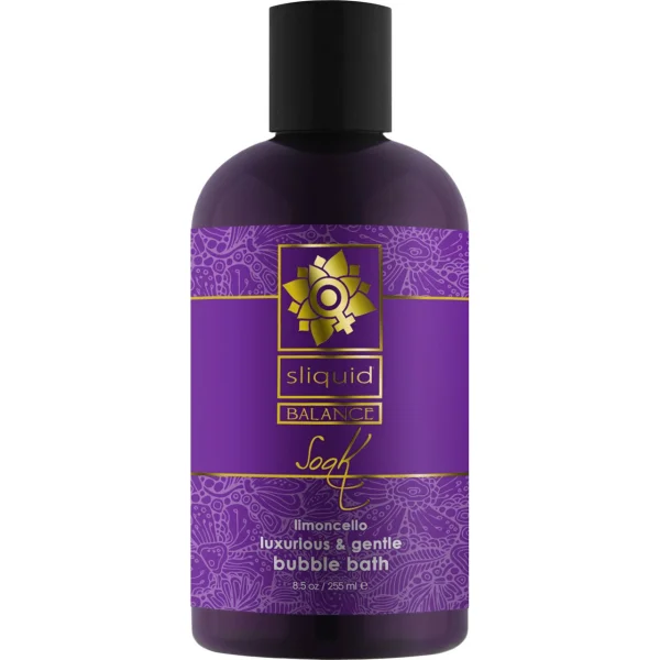 Sliquid Soak Luxurious Gentle Bubble Bath 8.5 oz