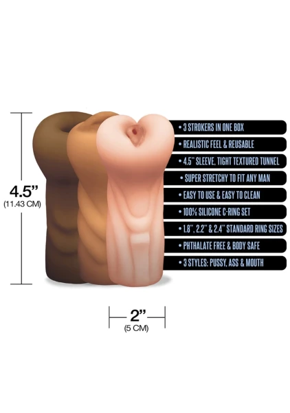 MSTR B8 Six Pack - 3 Piece Stroker Kit — image 5 of 6