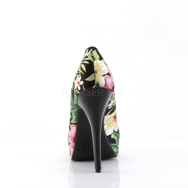 LOLITA-11 - Peep Toe Platform Pump W/ Ruffle Detail At Toe — image 8 of 8
