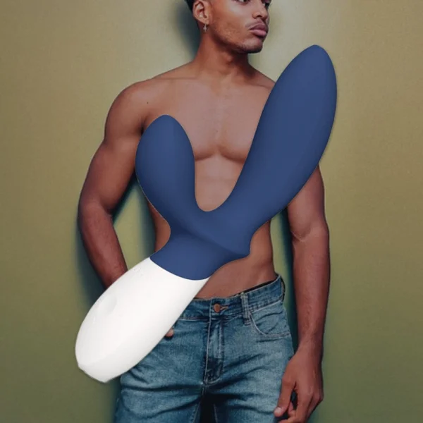 LELO LOKI WAVE 2 Rechargeable Waterproof Prostate Massager - Base Blue