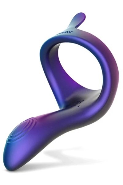 Hueman Solar 4.4" Vibrating Strap On Cock Ring