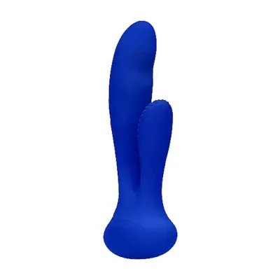 G spot And Clitoral Vibrator Flair Blue 6 8 Inch