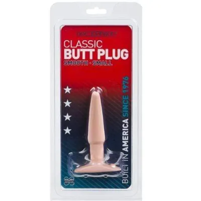 Classic Butt Plug Smooth Small White