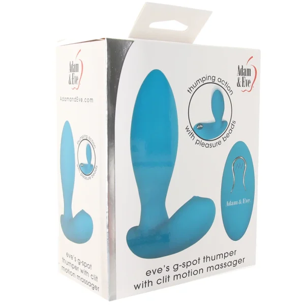 Adam & Eve Eve's G Spot Thumper w/Clit Motion Massager - Teal