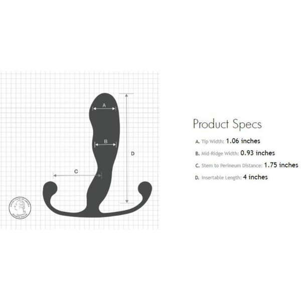 Helix Trident Prostate & Perineum Massager for Men by Aneros