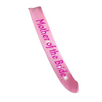 Mother Of The Bride Pink Sash