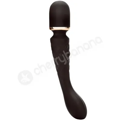 Bodywand Luxe Large 2 Way Wand Black Massage Wand With G Spot Vibrator