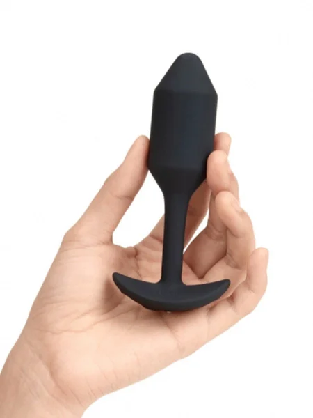 bVibe Vibrating Snug Plug Medium- Weighted Butt Plugs