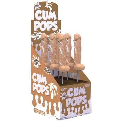 Cum Cock Pops Milk Chocolate 6 Piece P O P Display