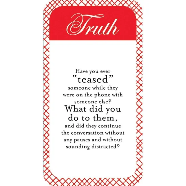 Truth or dare: A game of passion