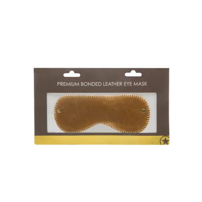 Eyemask Brown Bondage Hood