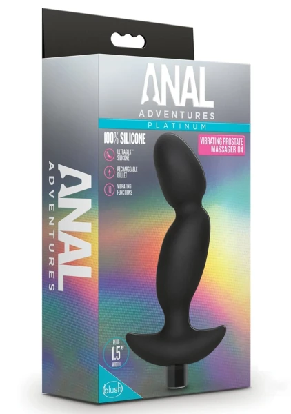 Anal Adventures Platinum - Silicone Vibrating Prostate Massager 04 — image 8 of 8