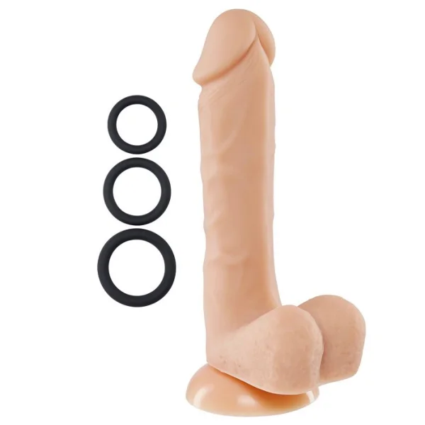 Cloud 9 Pro Sensual Premium Silicone 8 Inch Suction Cup Dildo - Vanilla