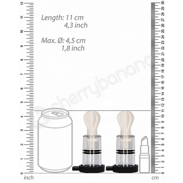 Electro Shock Nipple Twisters Transparent Nipple Suckers With E-Stim