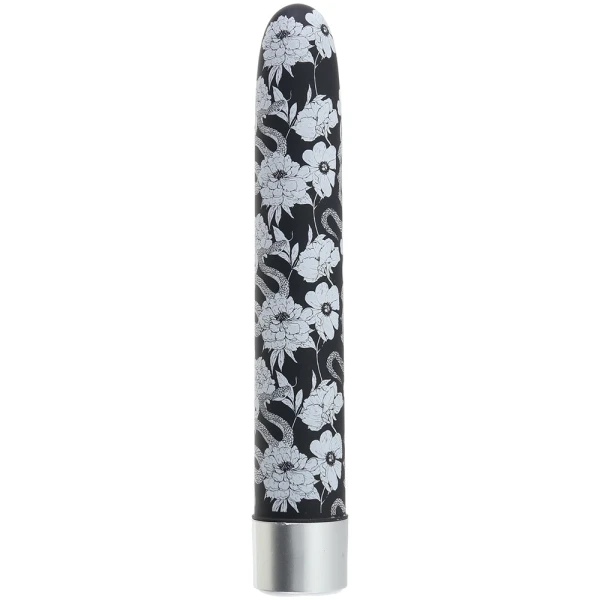 The Collection Eden Limited Edition Rechargeable Waterproof Slimline Vibrator By Blush - Black & White