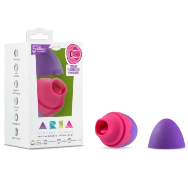 Aria Flutter Tongue Stimulator - Discreet Clit Licking Toy!