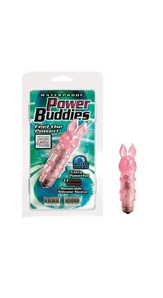 Waterproof Power Buddies Pink Bunny Vibrator