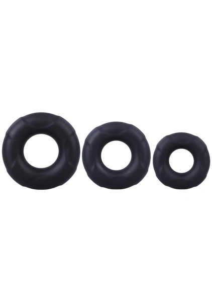 In A Bag Silicone 3 Piece C-Ring Set By Doc Johnson