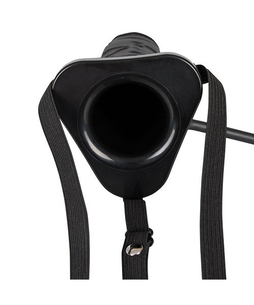 Inflatable Unisex Hollow Strap-On Dildo - 9.5 Inch — image 6 of 6