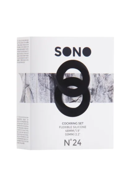 Sono No 24 Cockring Set - Black — image 4 of 5