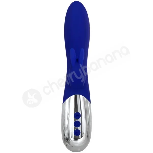 Adam & Eve Royal Rabbit Warming Thick & Curvy Blue Rabbit Vibrator