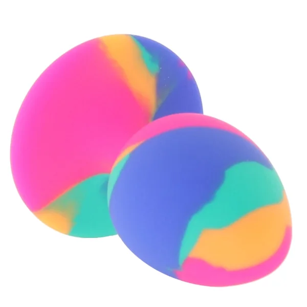 Cheeky Medium Tie Dye Butt Plug