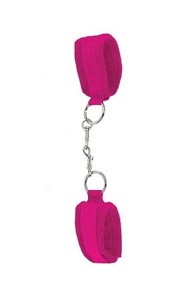 Ouch Velcro Cuffs for Hand and Ankles Pink