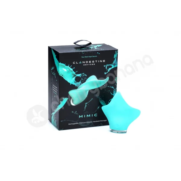 Mimic Seafoam Rechargeable Clitoral Palm Vibrator
