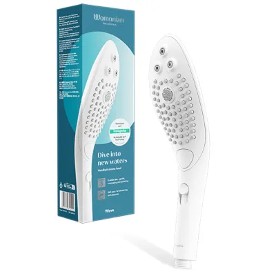 Womanizer Wave Dual Function Shower Head with PleasureJet Technology