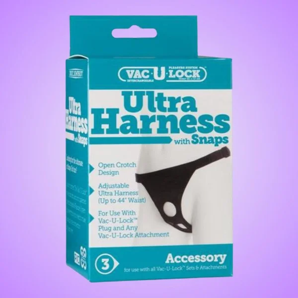 Vac-U-Lock Ultra Strap-on Harness With Snaps — image 4 of 10