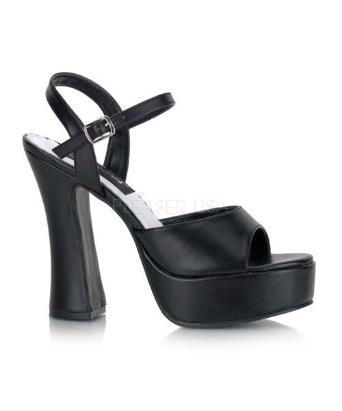 DOLLY-09 - 5" Chunky Heel Ankle Strap PF Sandal